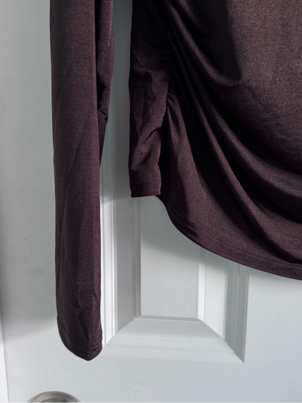 H&M Draped Silk Blend Top - Picture 4 of 6